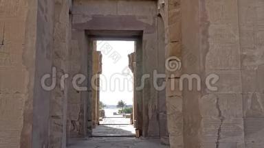 康姆波寺。 康姆博是埃及一个以康姆博庙而闻名的农业小镇。 埃及